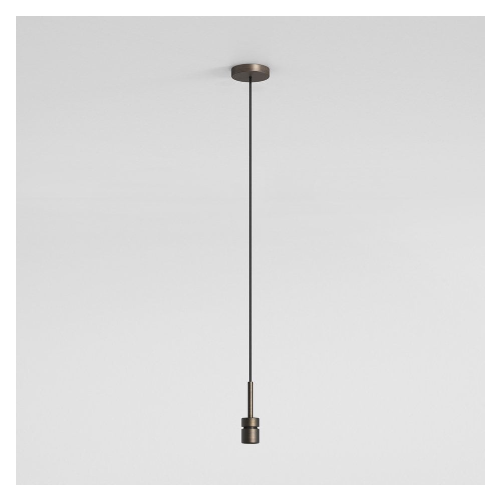 Bronze Pendant Suspension Kit with Adjustable Braided Cable