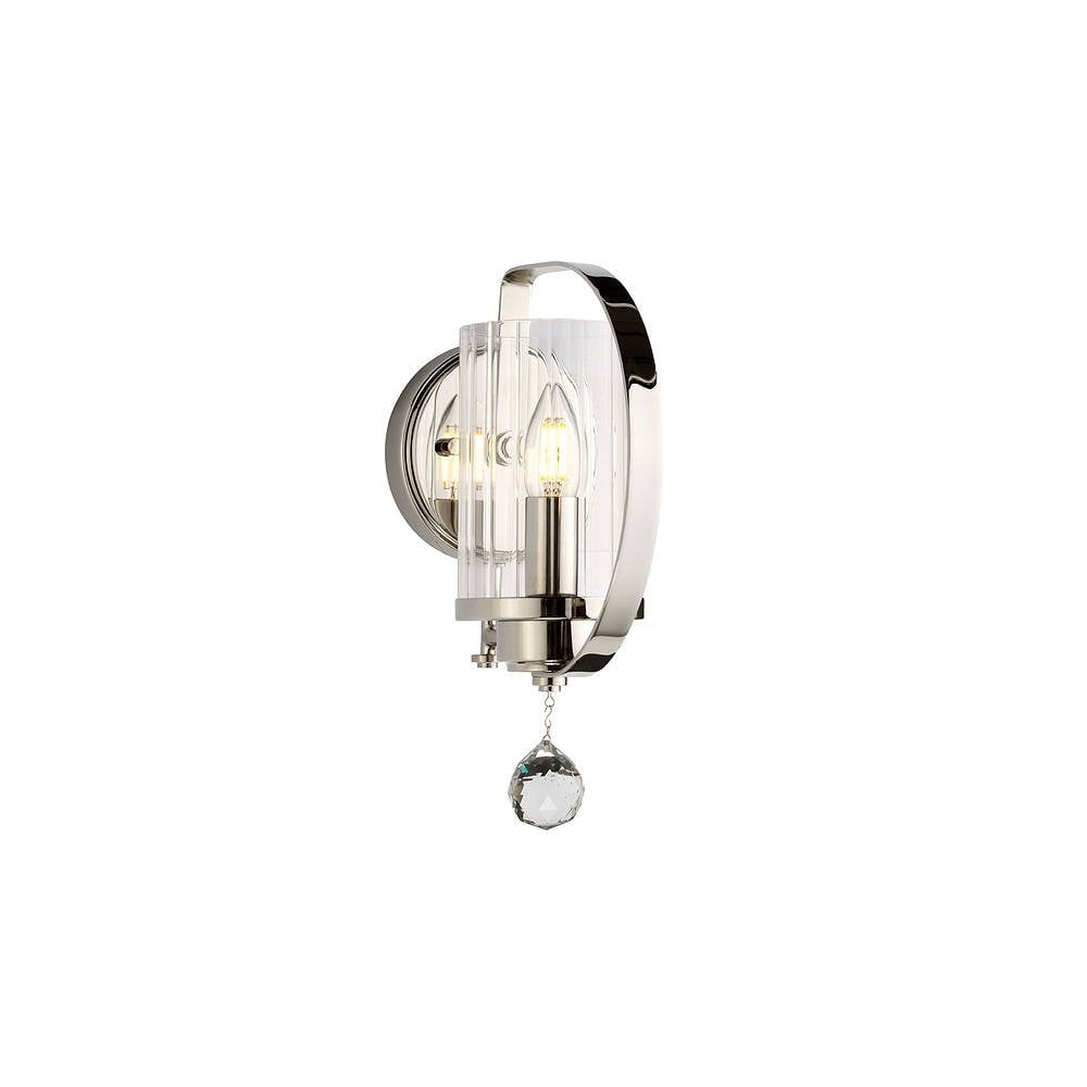 Cassie Polished Nickel Wall Sconce