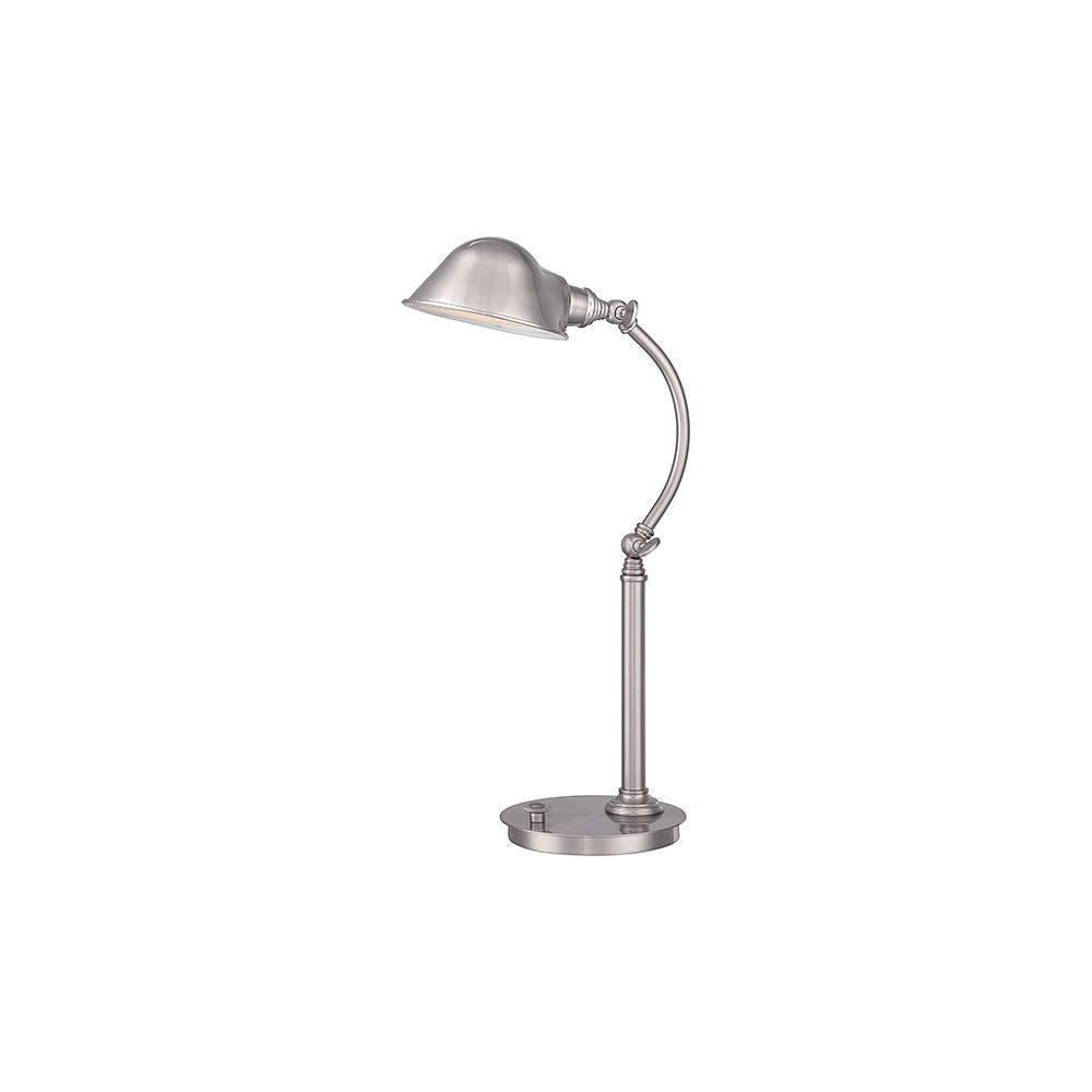 Thompson Brushed Nickel LED Modern Table Lamp