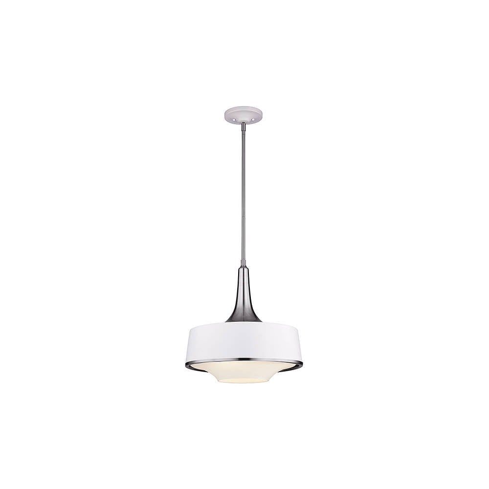 Sleek Holloway Quartet Pendant in Brushed Steel