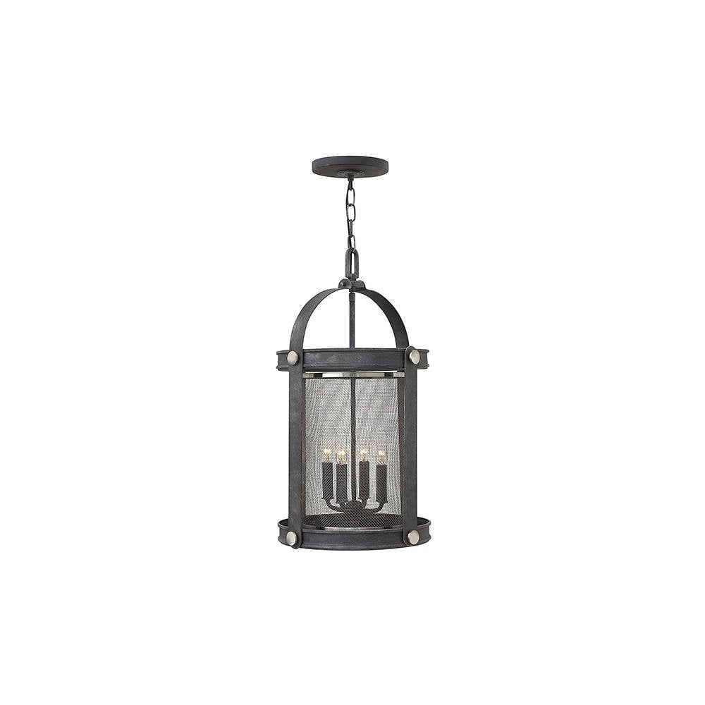 Holden Aged Zinc 4-Light Pendant Chandelier