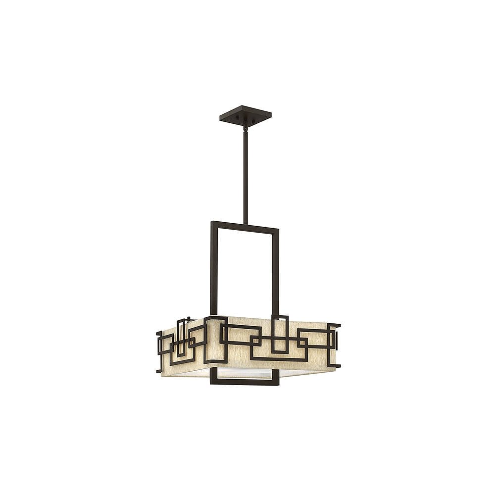 Elegant Trio Pendant Light in Oil Rubbed Bronze Finish