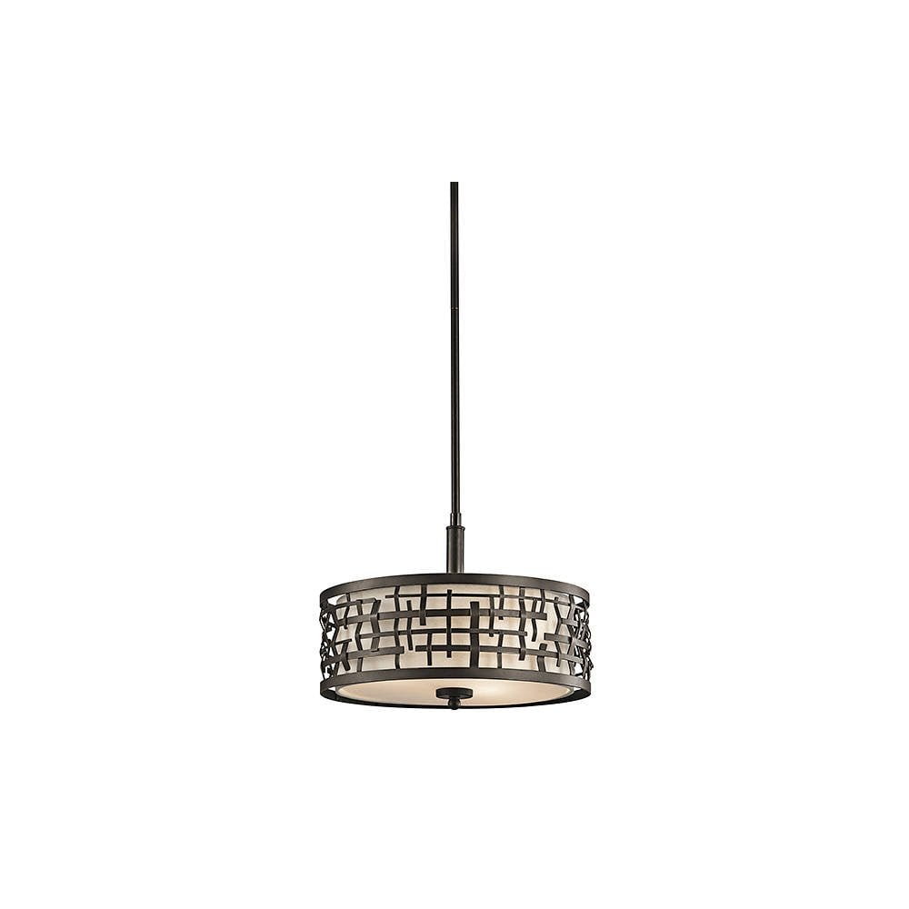 Vintage Bronze Triple Pendant Light