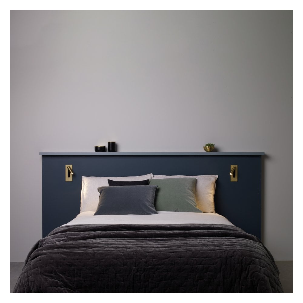 Matt Gold LED Wall Sconce - Fuse 3