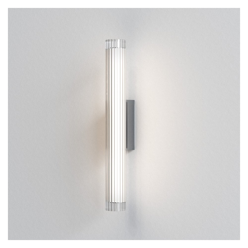 Sleek Chrome LED Wall Light Fixture