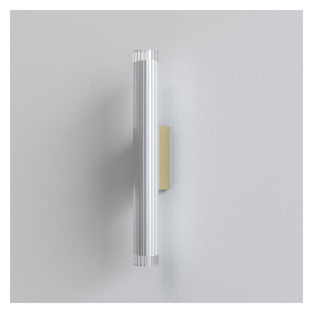 Elegance 665: Modern Matte Gold LED Wall Light