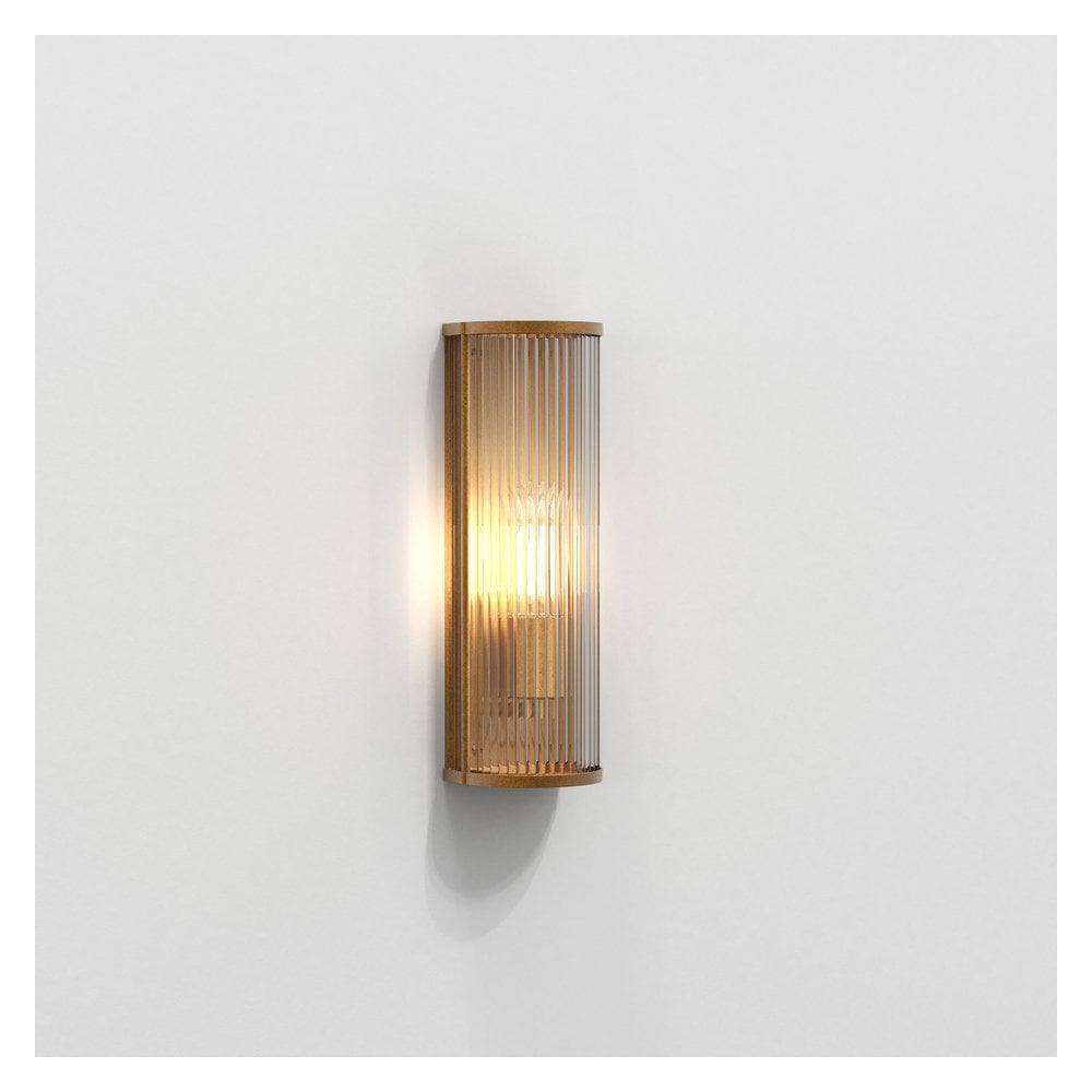 Antique Brass Avignon Round Wall Sconce