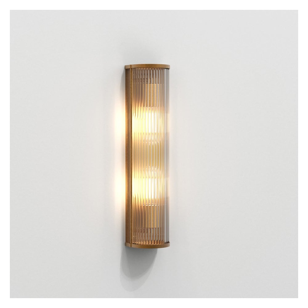 Vintage Brass Avignon Round Wall Light 525