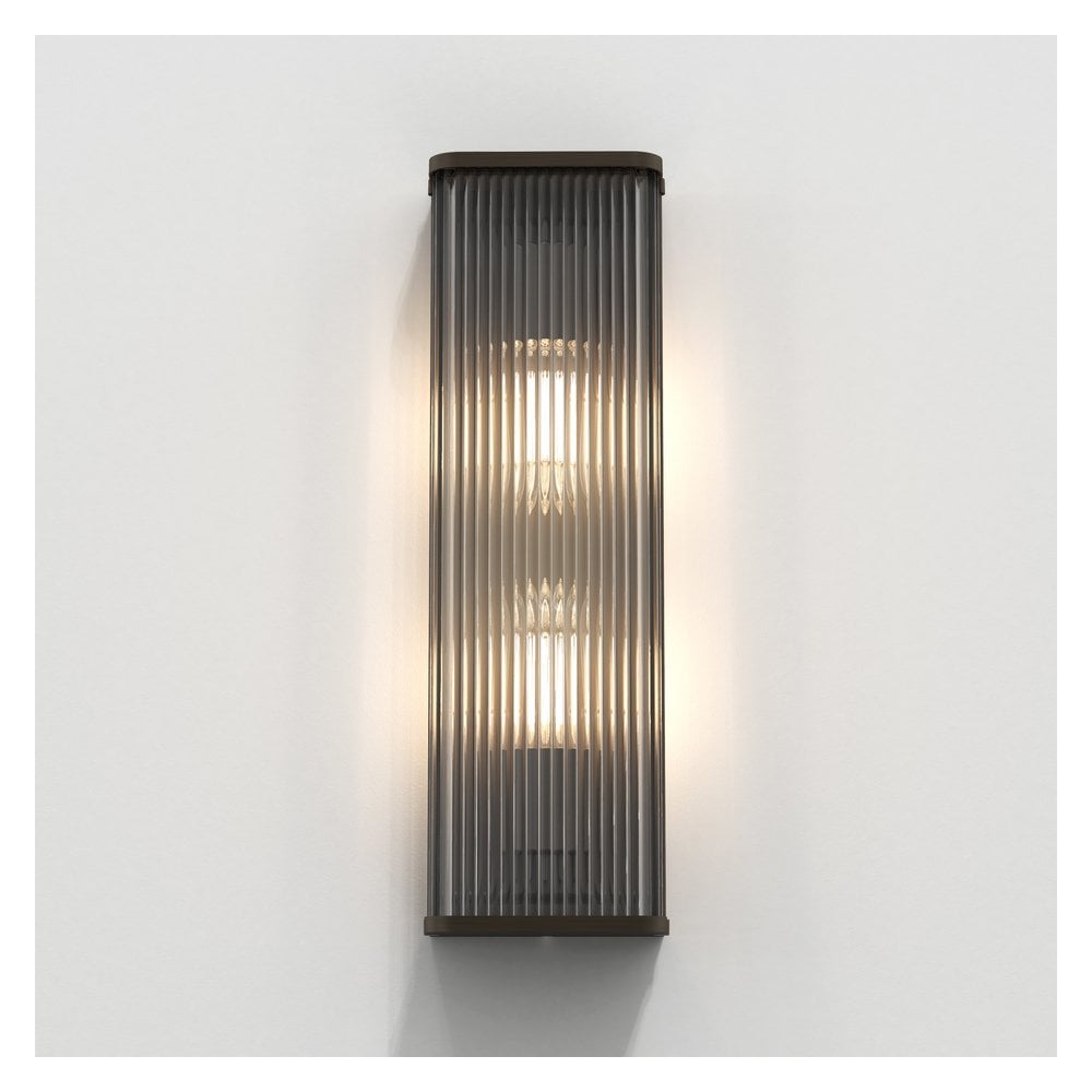 Avignon Square Bronze Wall Light Fixture