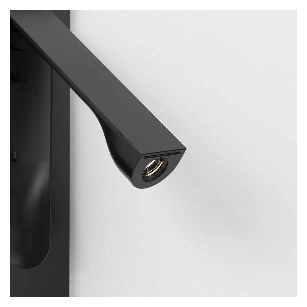 Keta USB Matte Black LED Wall Light