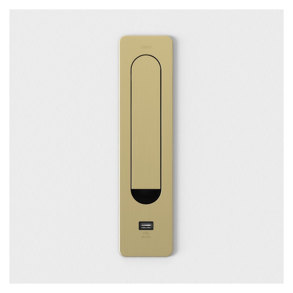 Keta USB Matte Gold LED Wall Light