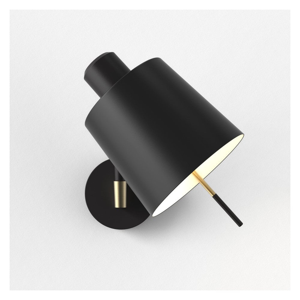 Sleek Black Wall Sconce