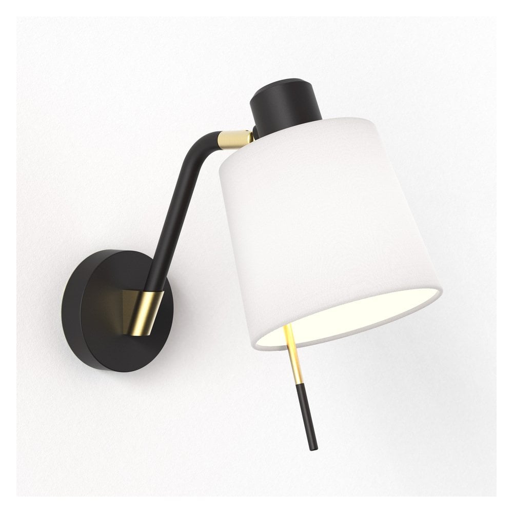 Sleek Black Wall Sconce