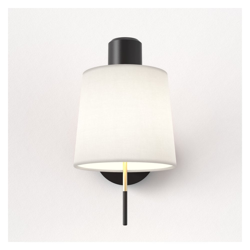 Sleek Black Wall Sconce