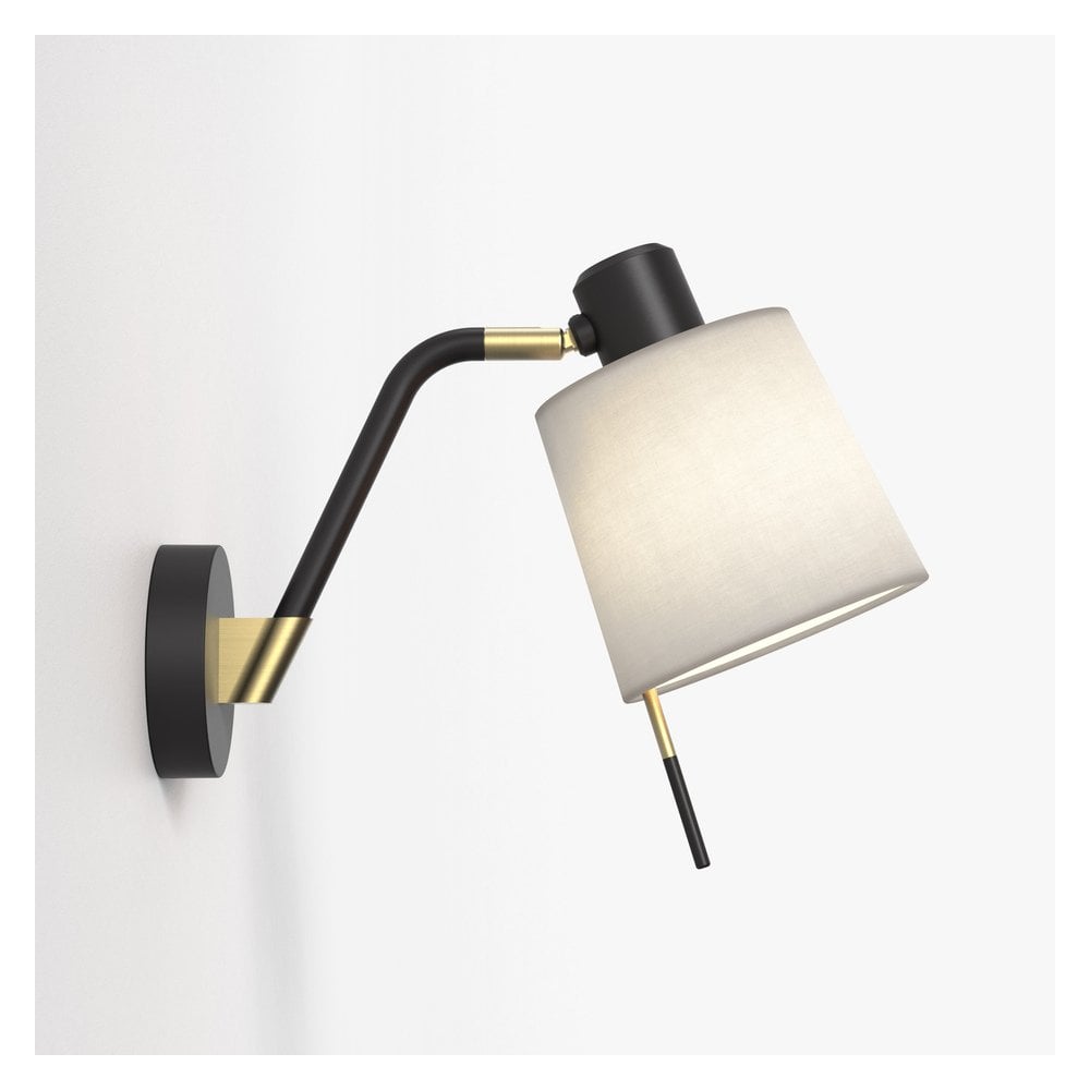 Sleek Black Wall Sconce