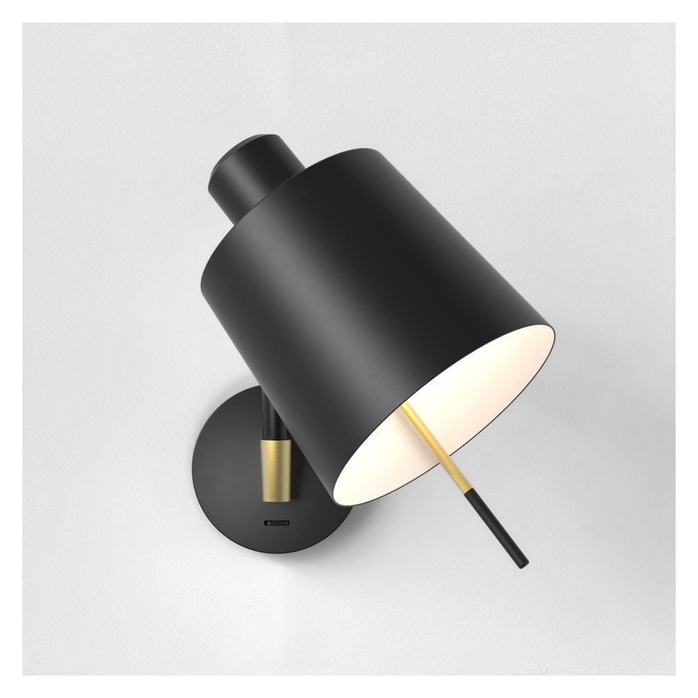 Edward Wall Light - Matte Black Finish