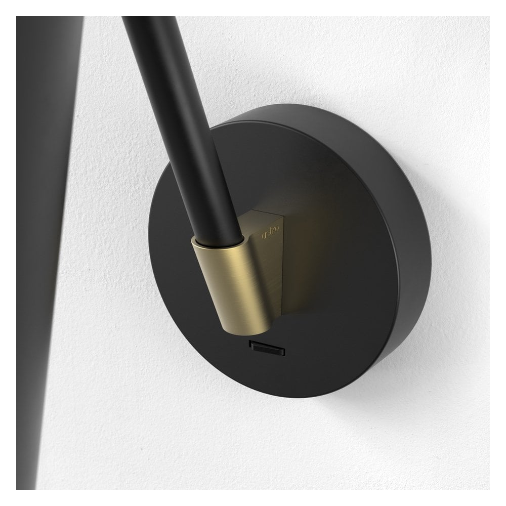 Edward Wall Light - Matte Black Finish
