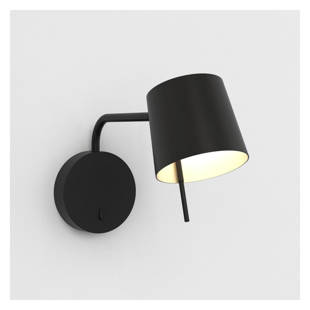 Miura Matte Black LED Swing Arm Light