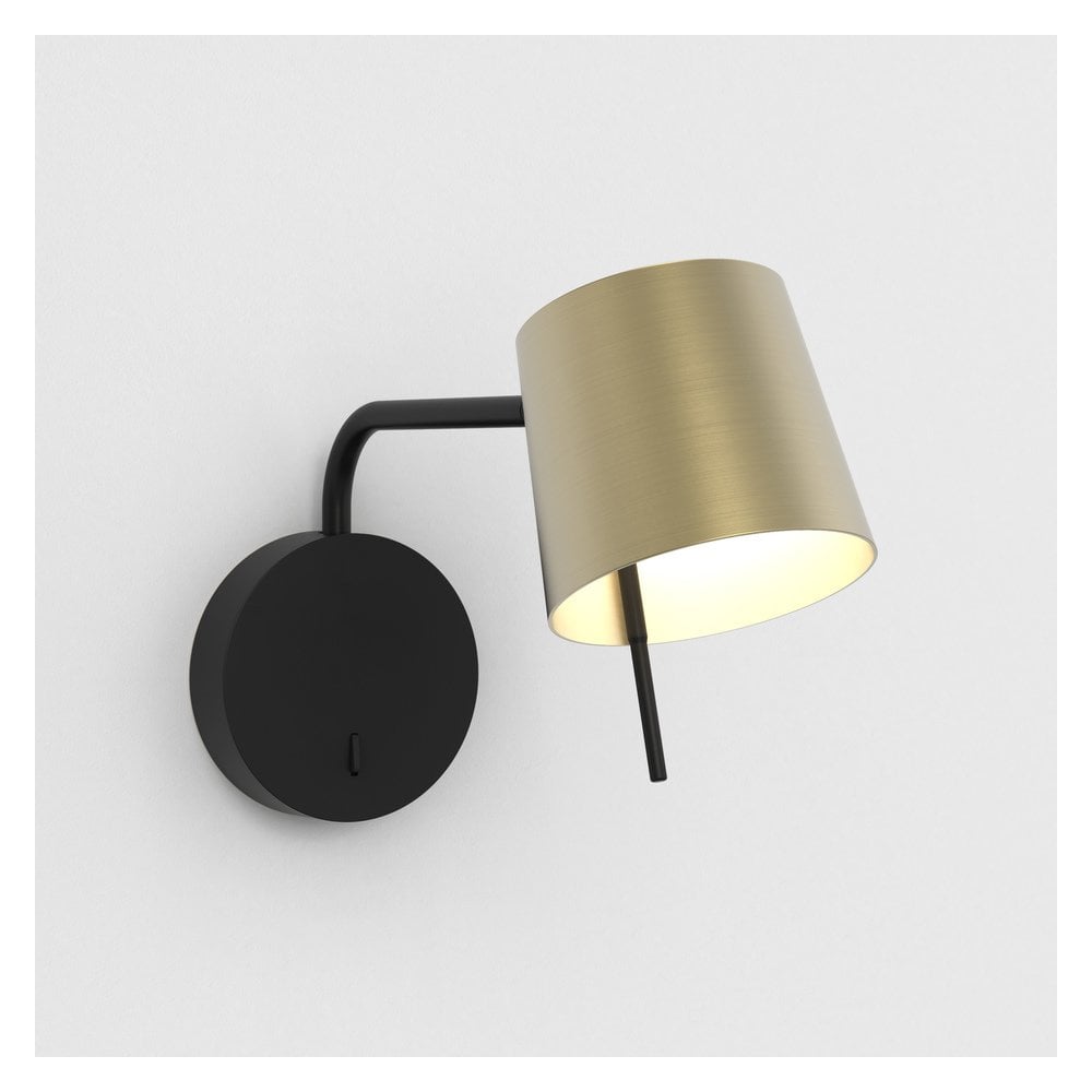 Miura Matte Black LED Swing Arm Light