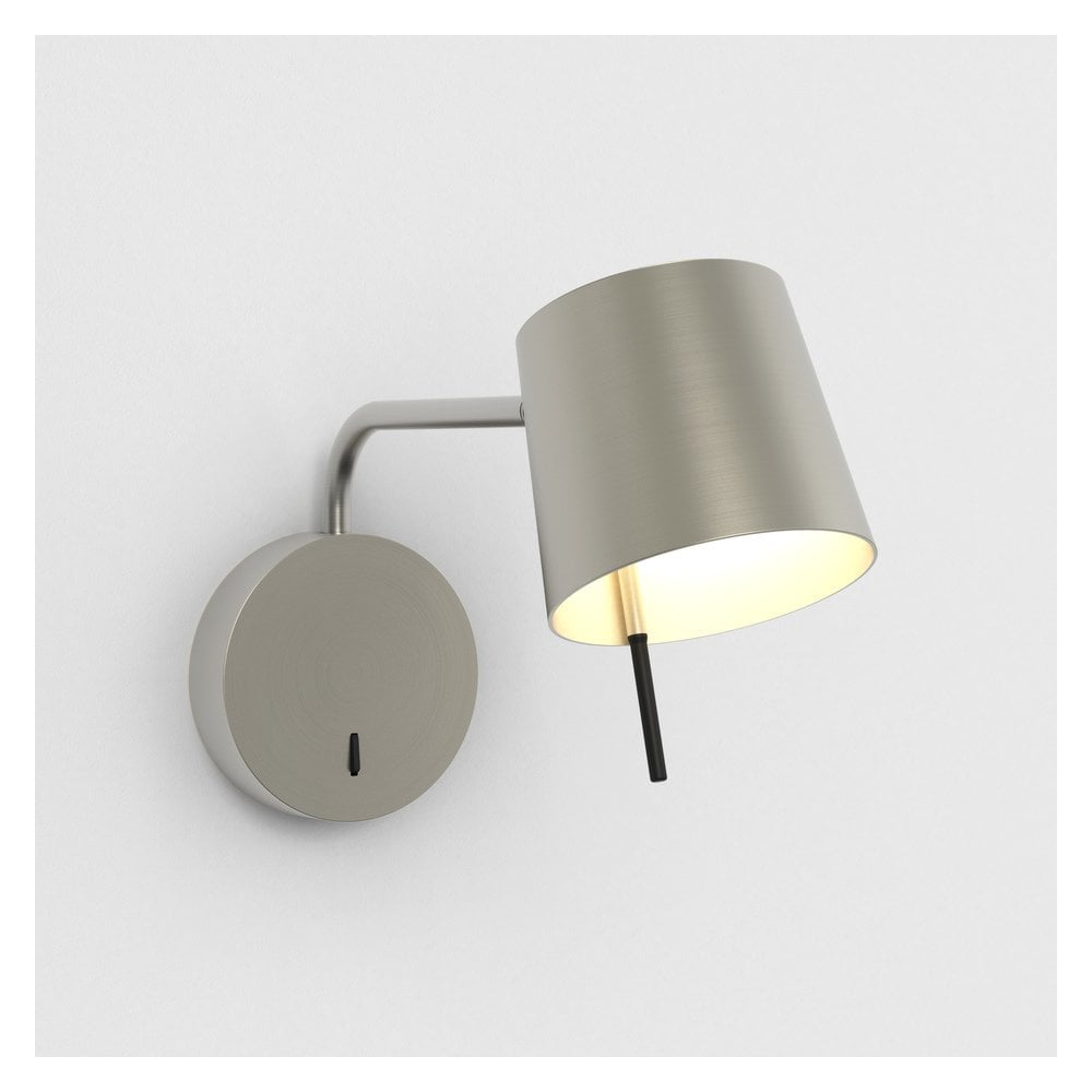 Miura Adjustable Matte Nickel LED Wall Lamp