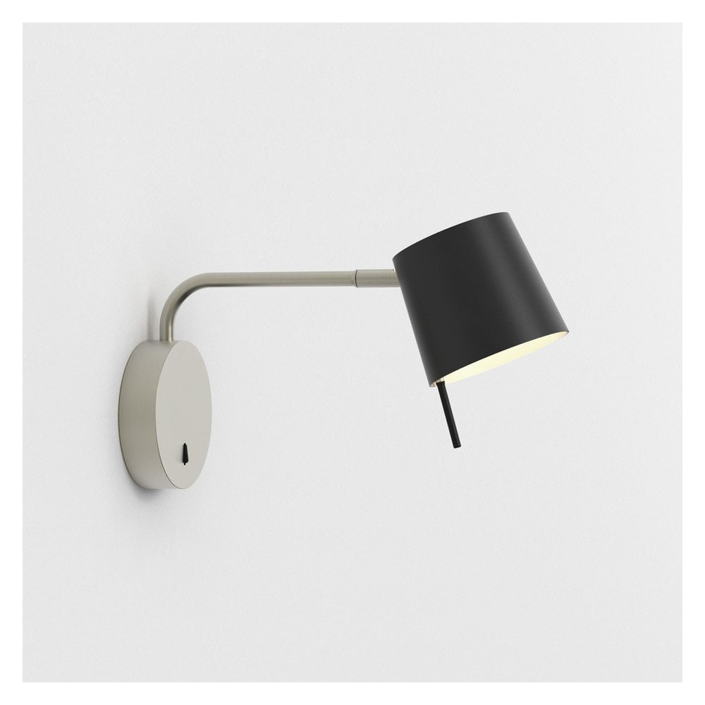Miura Adjustable Matte Nickel LED Wall Lamp