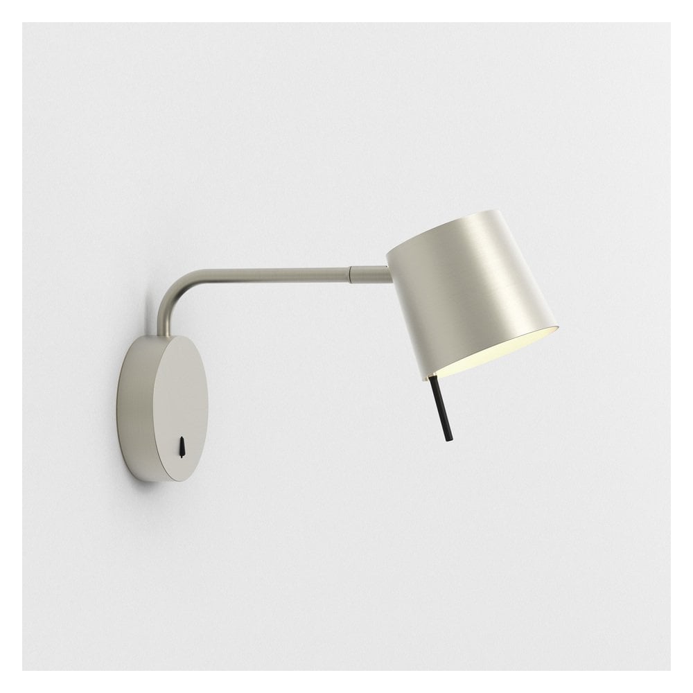 Miura Adjustable Matte Nickel LED Wall Lamp