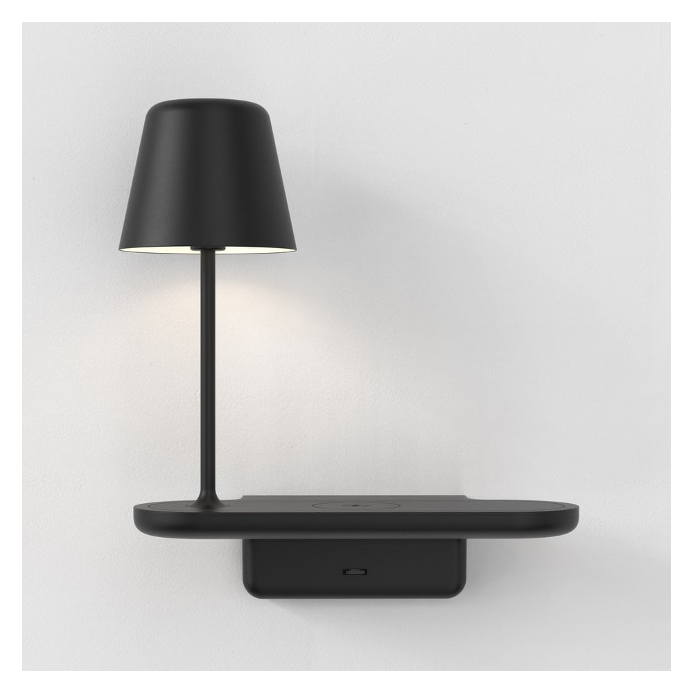 Elegant Matte Black Wall Sconce