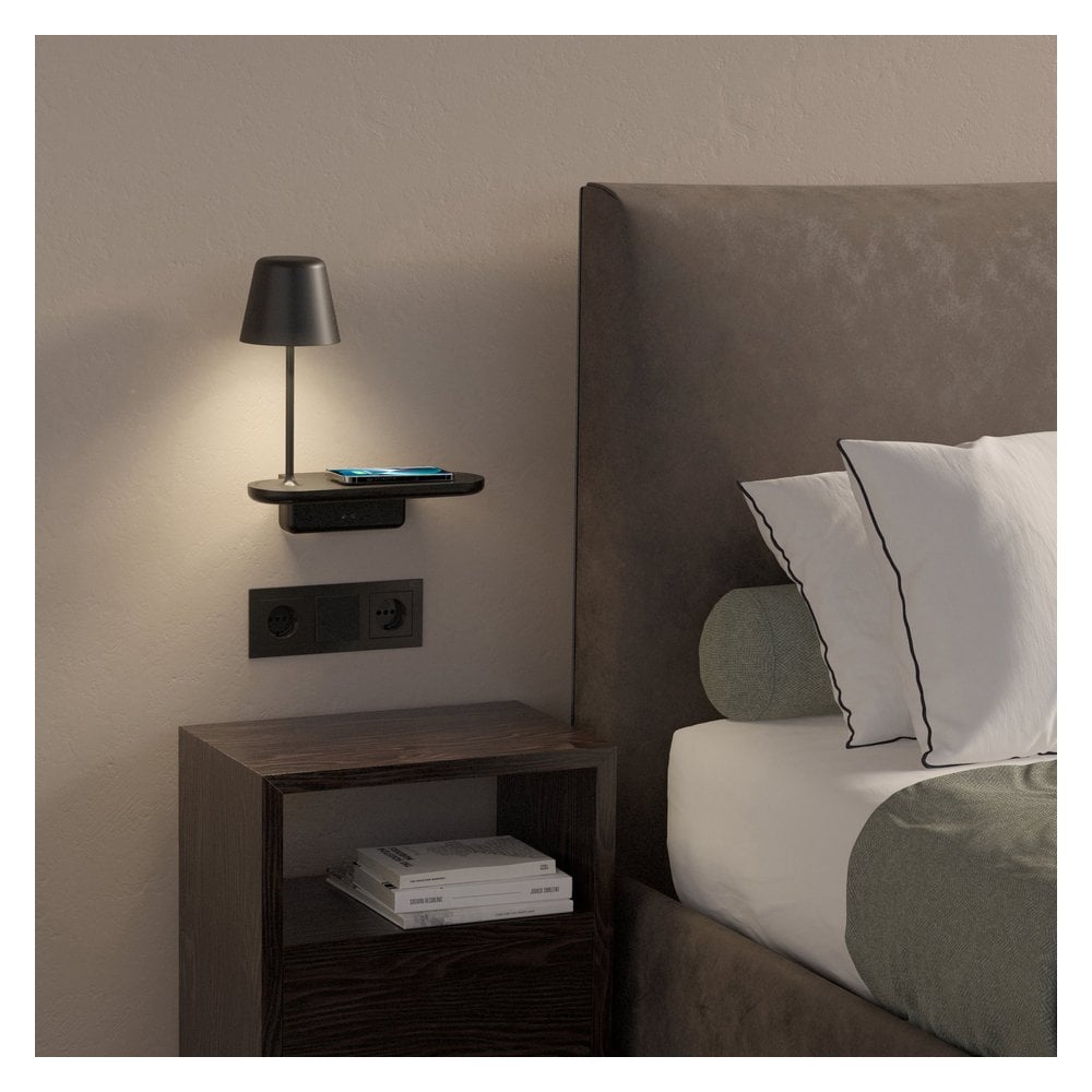 Elegant Matte Black Wall Sconce