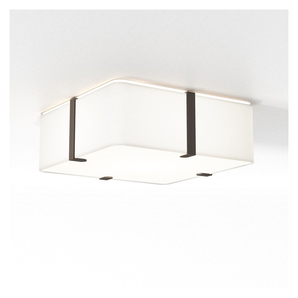 Matt White Modern Ceiling Fixture - E27 LED Compatible
