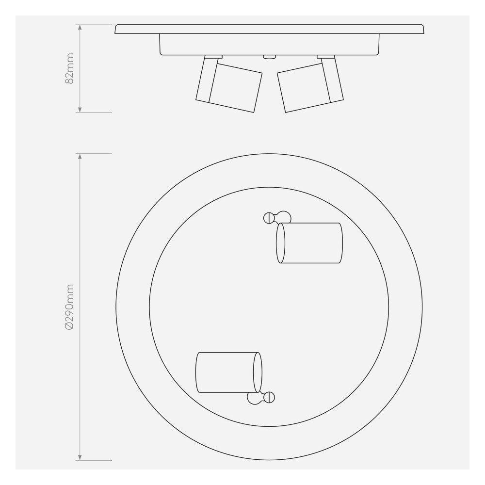 Matt White Modern Ceiling Fixture - E27 LED Compatible