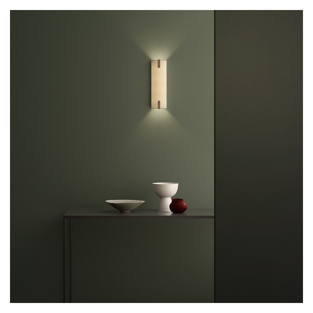 Elba 400 Wall Sconce in Putty Fabric Finish