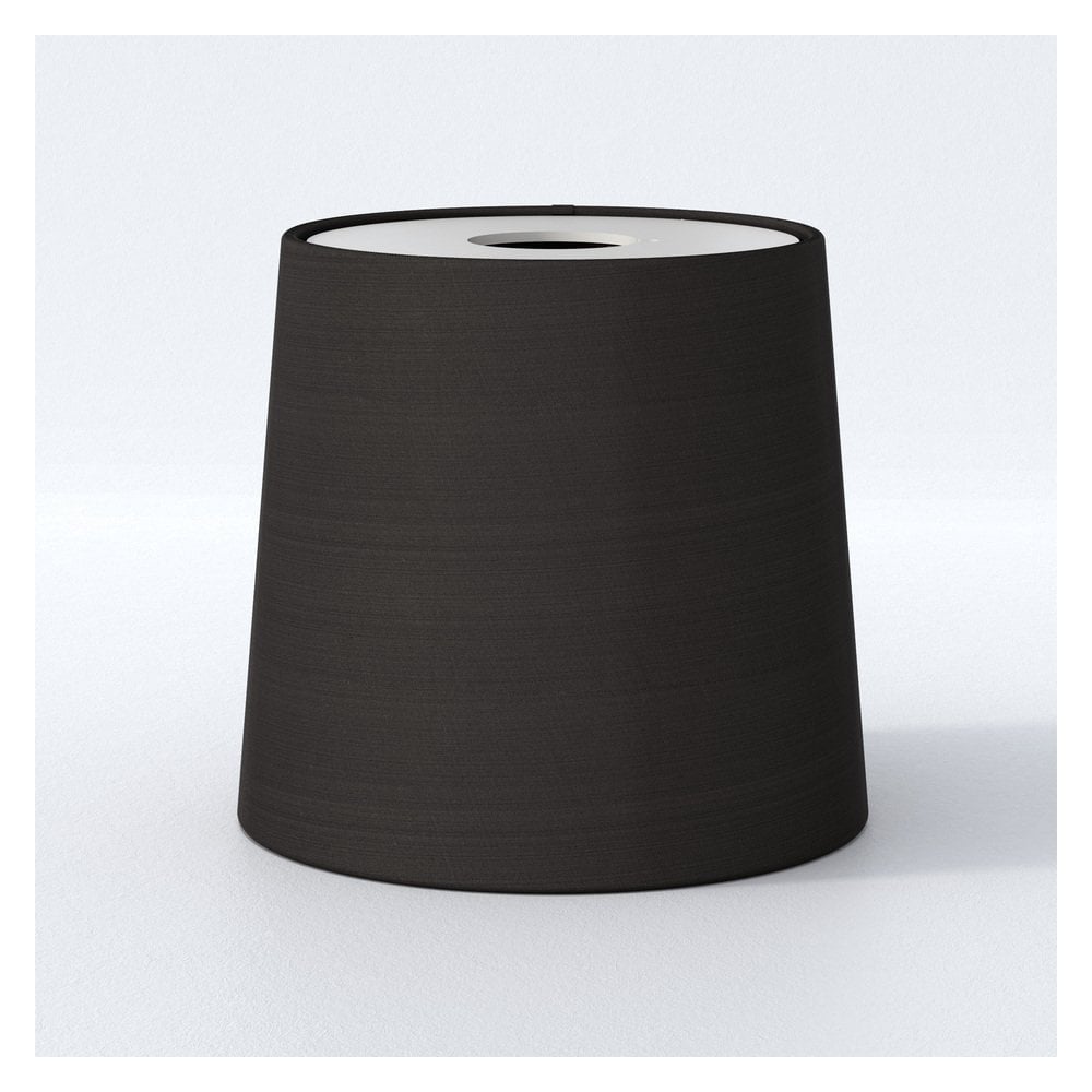 Sleek Black Tapered Drum Fixture with E27 Gimbal
