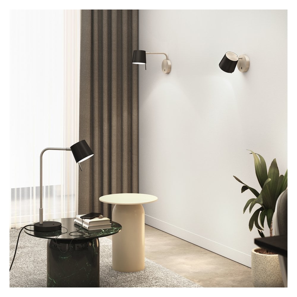Matte Black Elegance Cone Lampshade