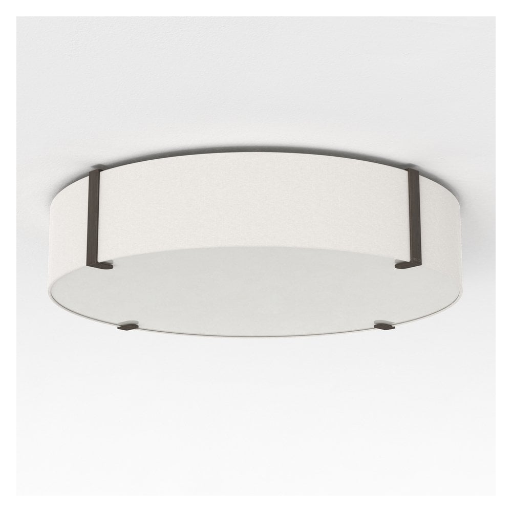 Elba 600 White Round Ceiling Light