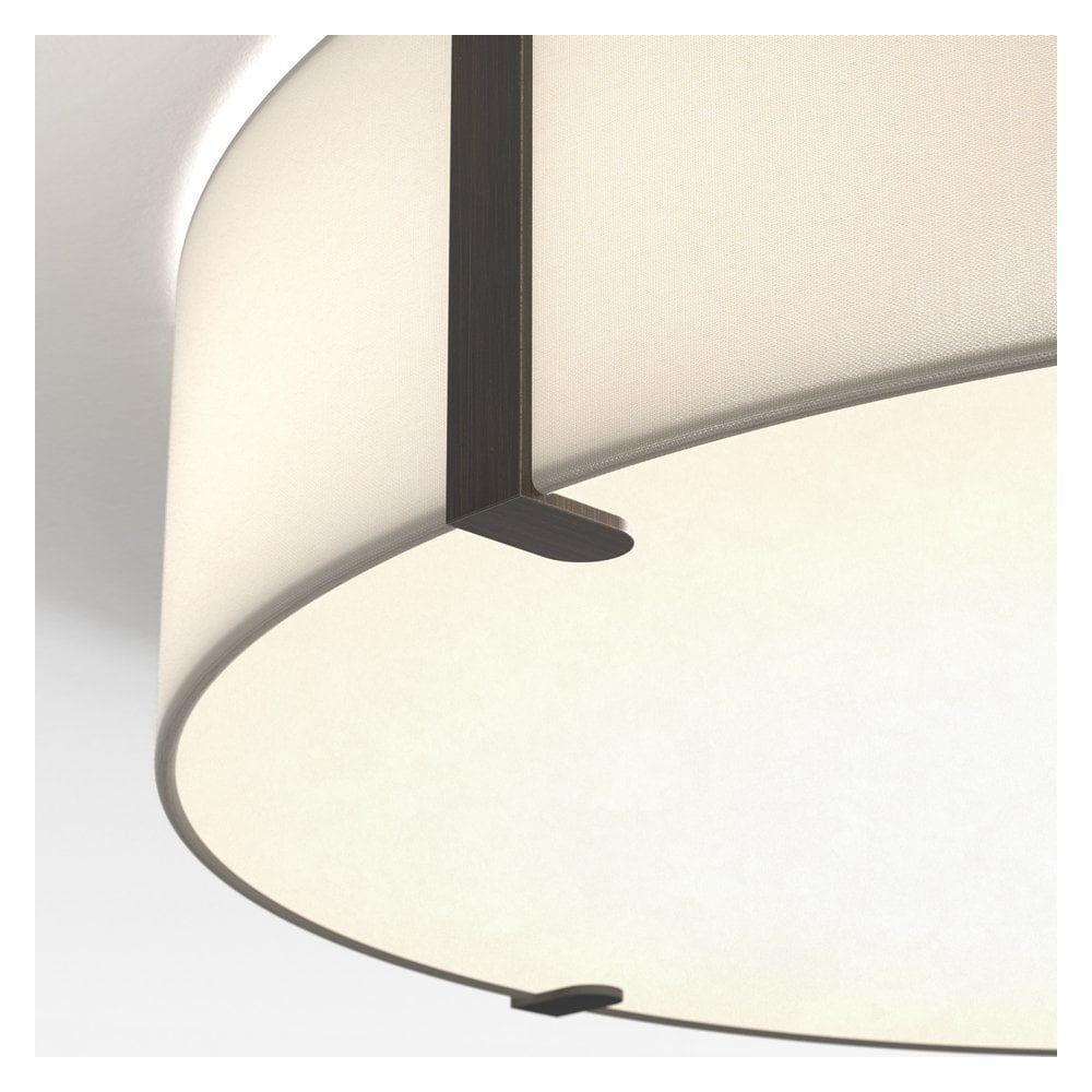 Elba 600 White Round Ceiling Light