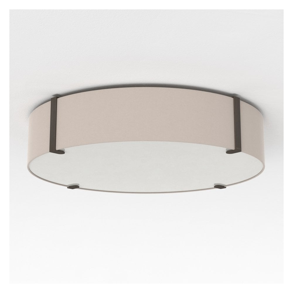 Elba Circular Luminaire in Putty Finish