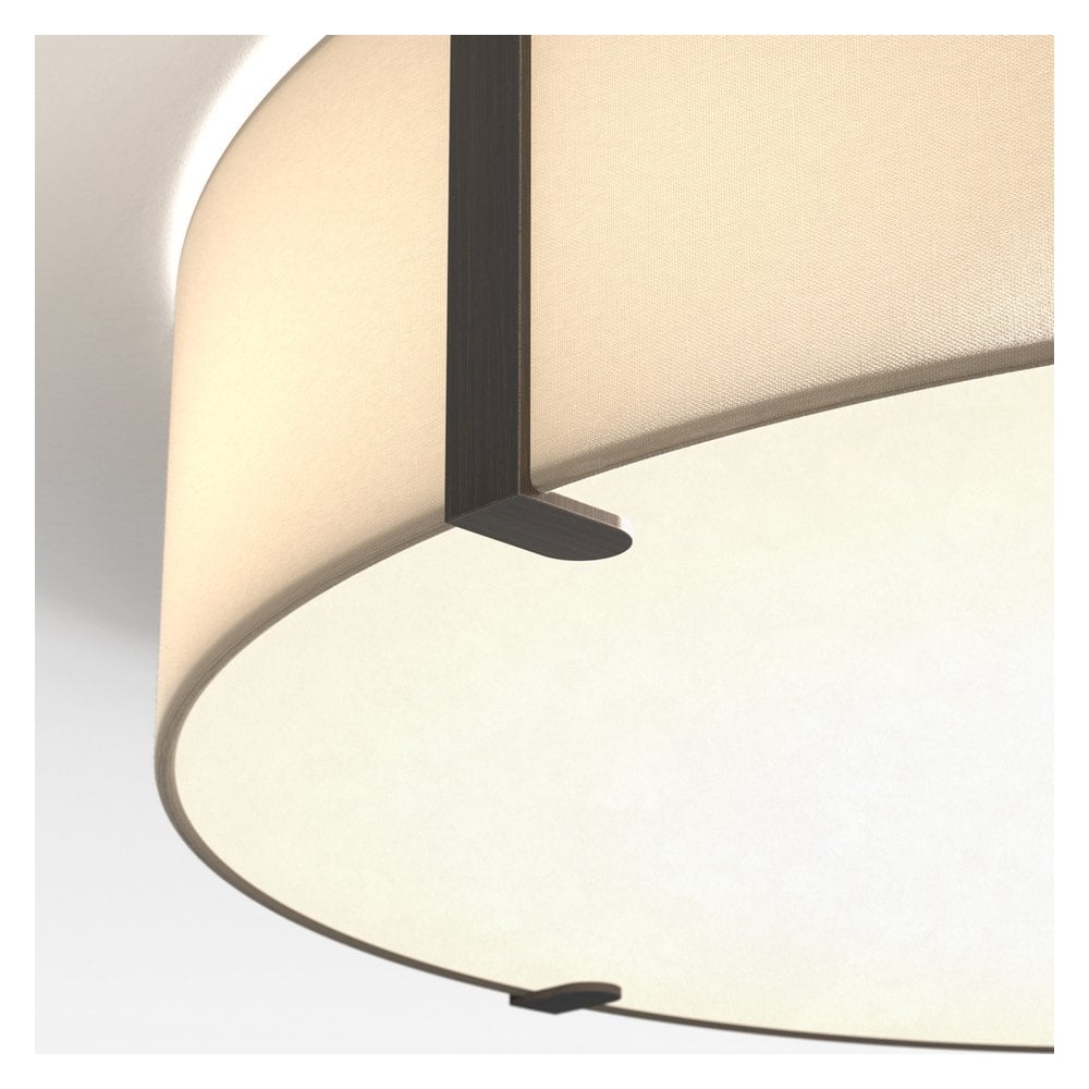 Elba Circular Luminaire in Putty Finish