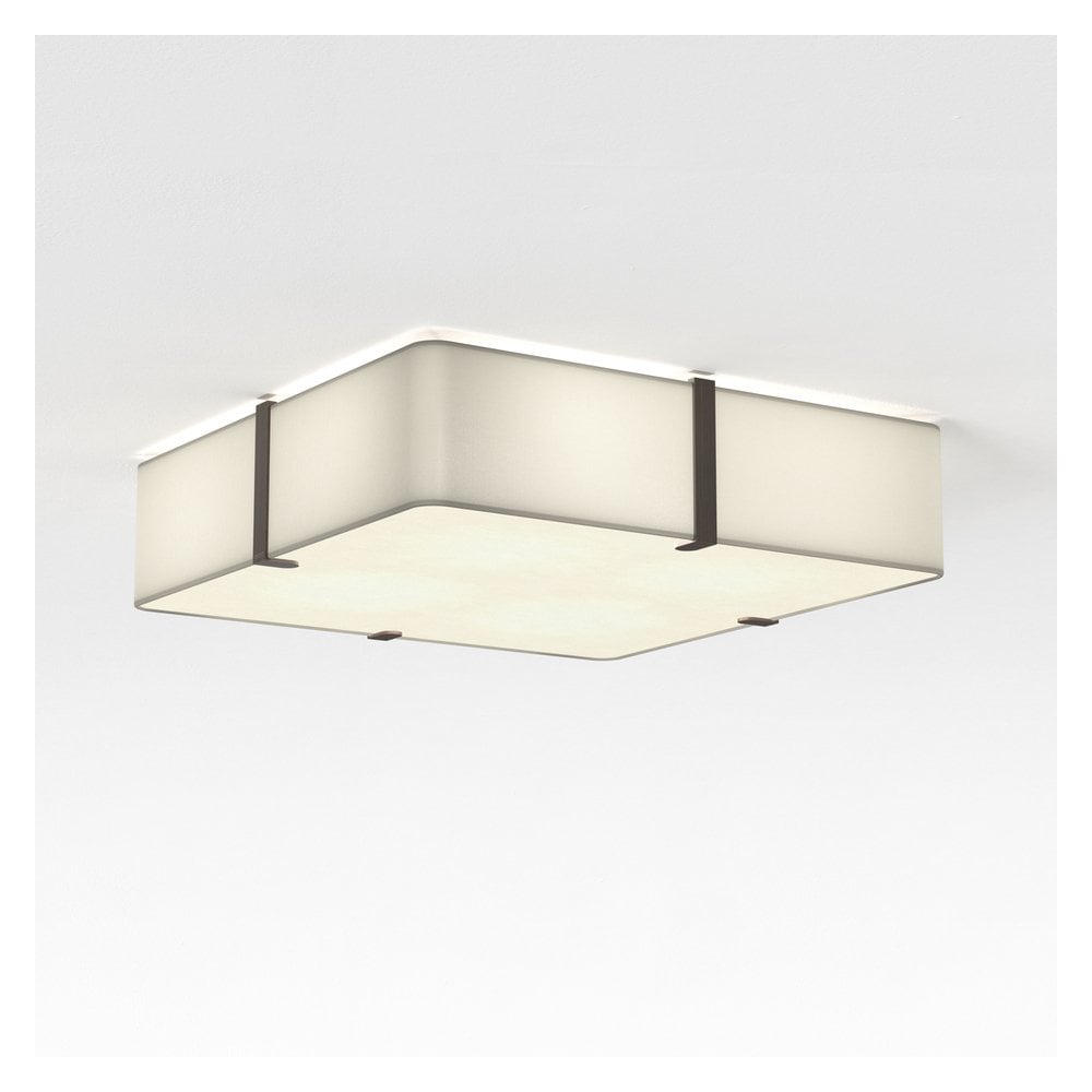 Elba White Square 500 Pendant Light with Shade Diffuser