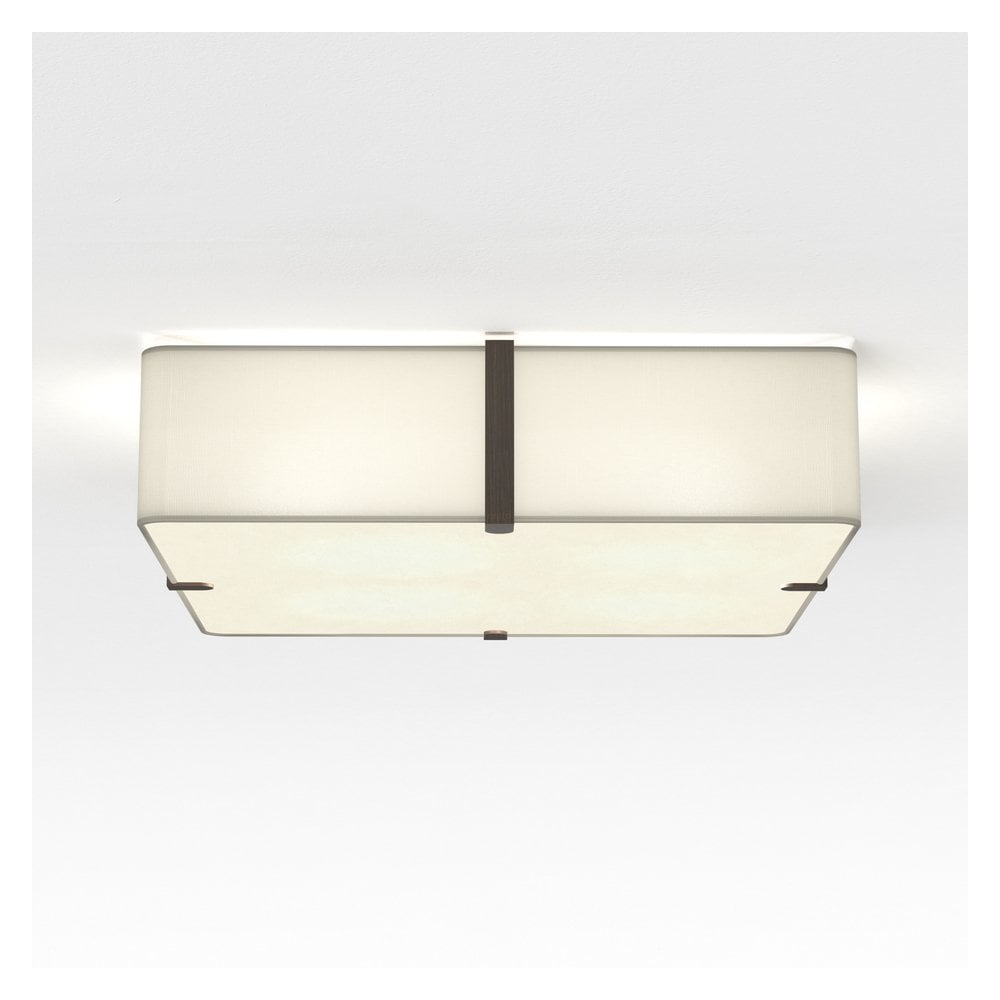 Elba White Square 500 Pendant Light with Shade Diffuser