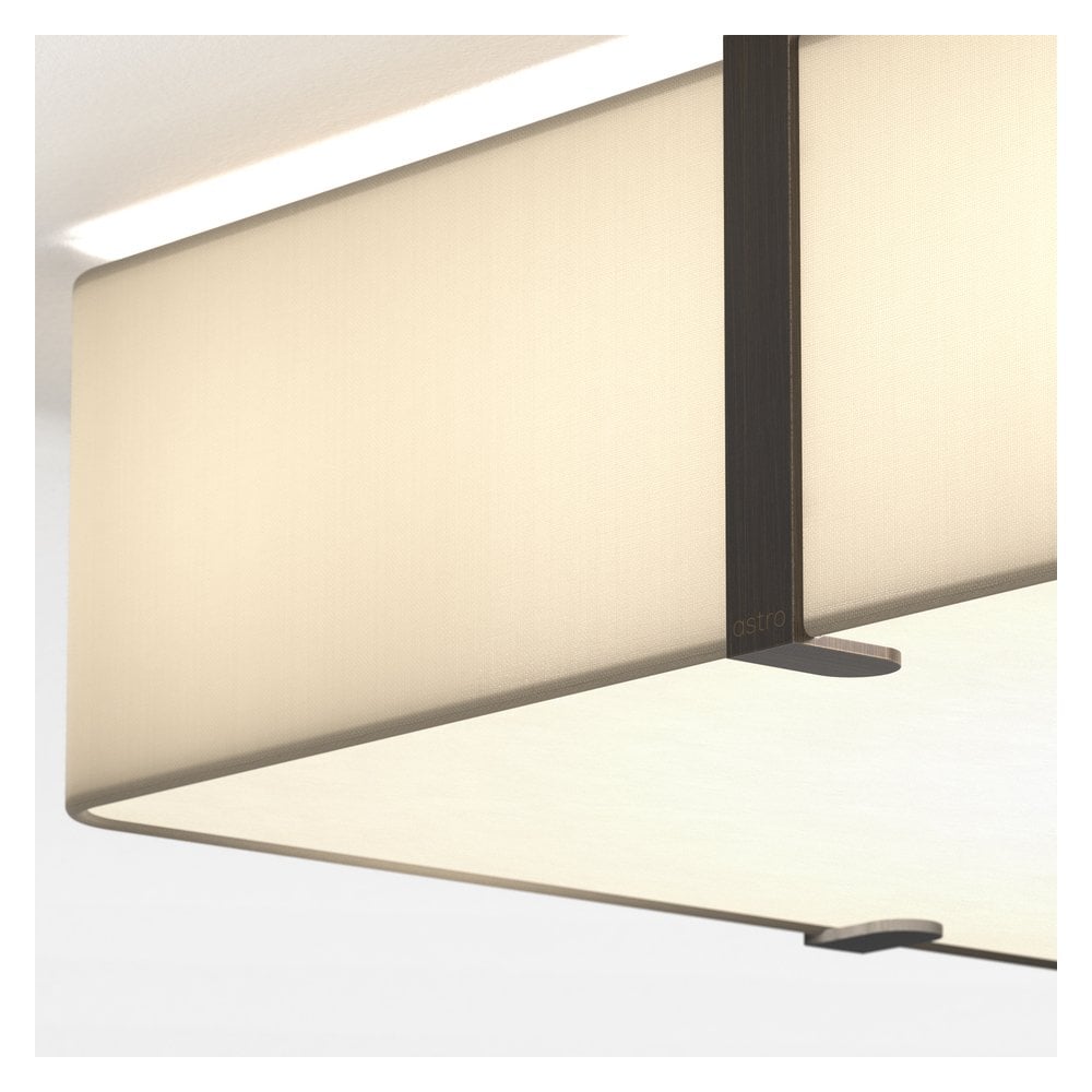 Elba Square 500 Light Fixture in Putty Finish