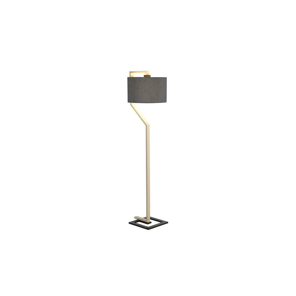Elegance in Balance: Dual-Tone Grey Floor Lamp