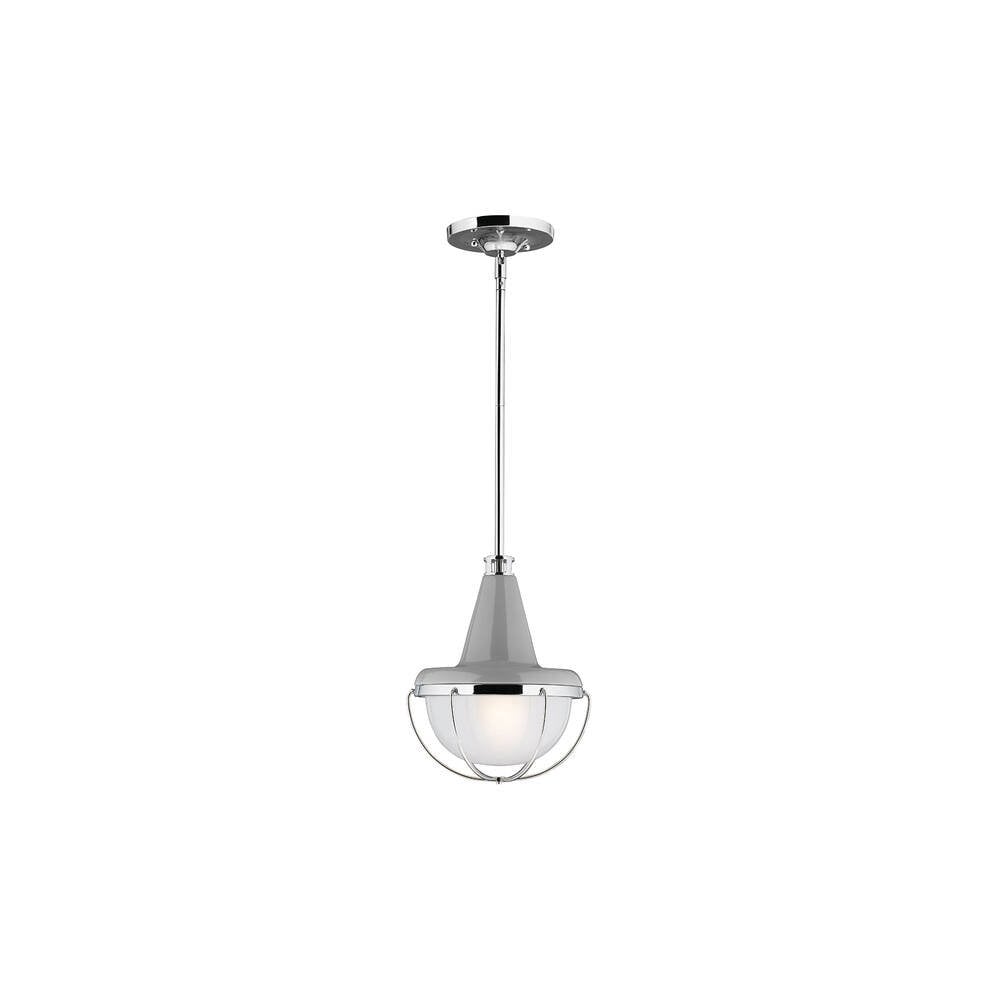 Feiss Livingston Polished Nickel Pendant Light