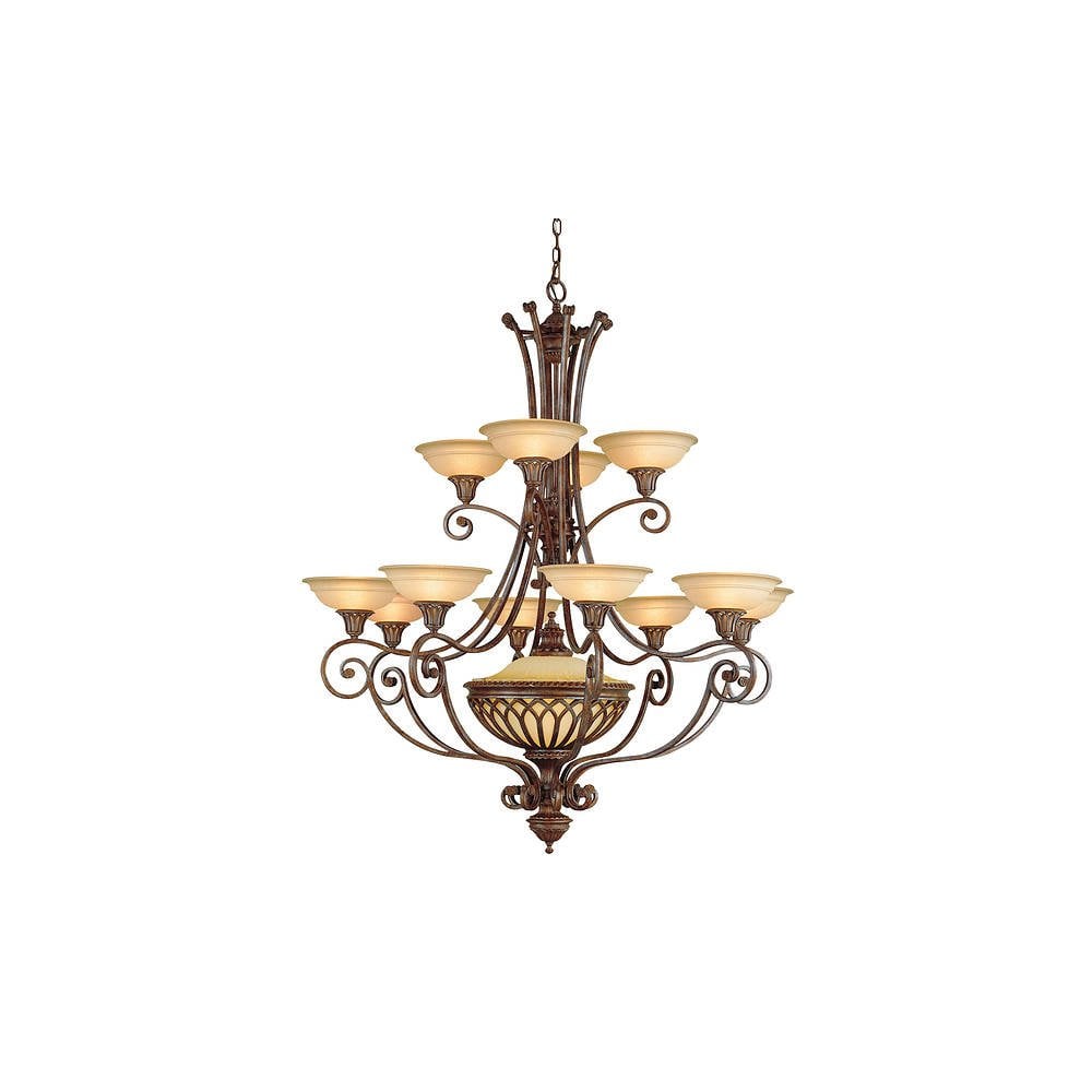 Stirling Castle Medieval Torch-Inspired Chandelier