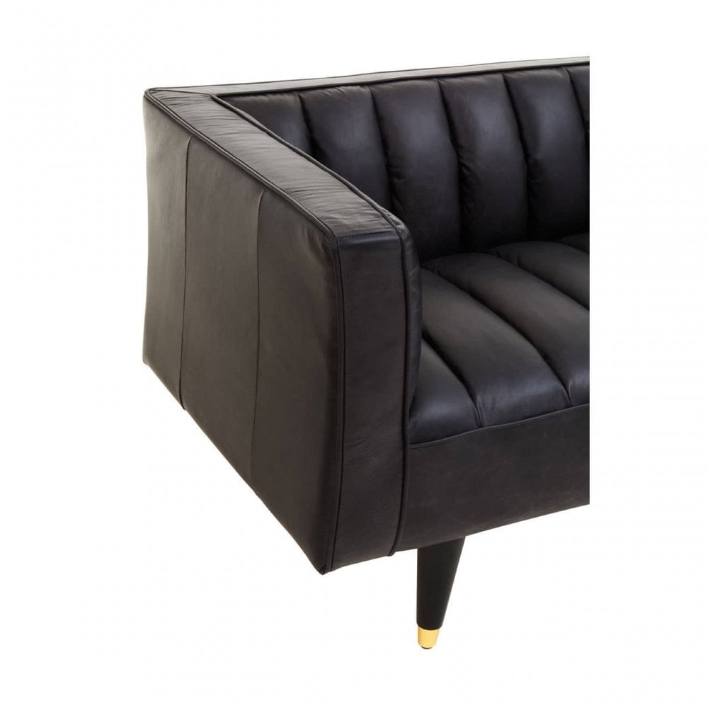 King Three Seat Sofa With Flared Arms