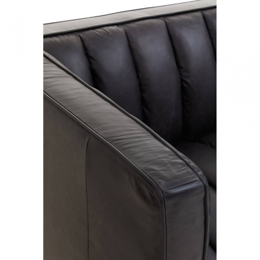 King Three Seat Sofa With Flared Arms