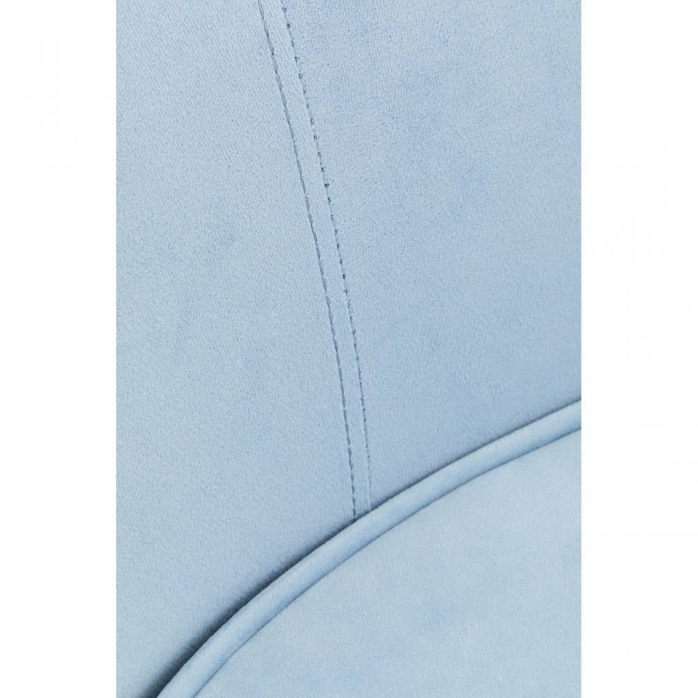 Yasmeen 3 Seat Aqua Blue Velvet Sofa