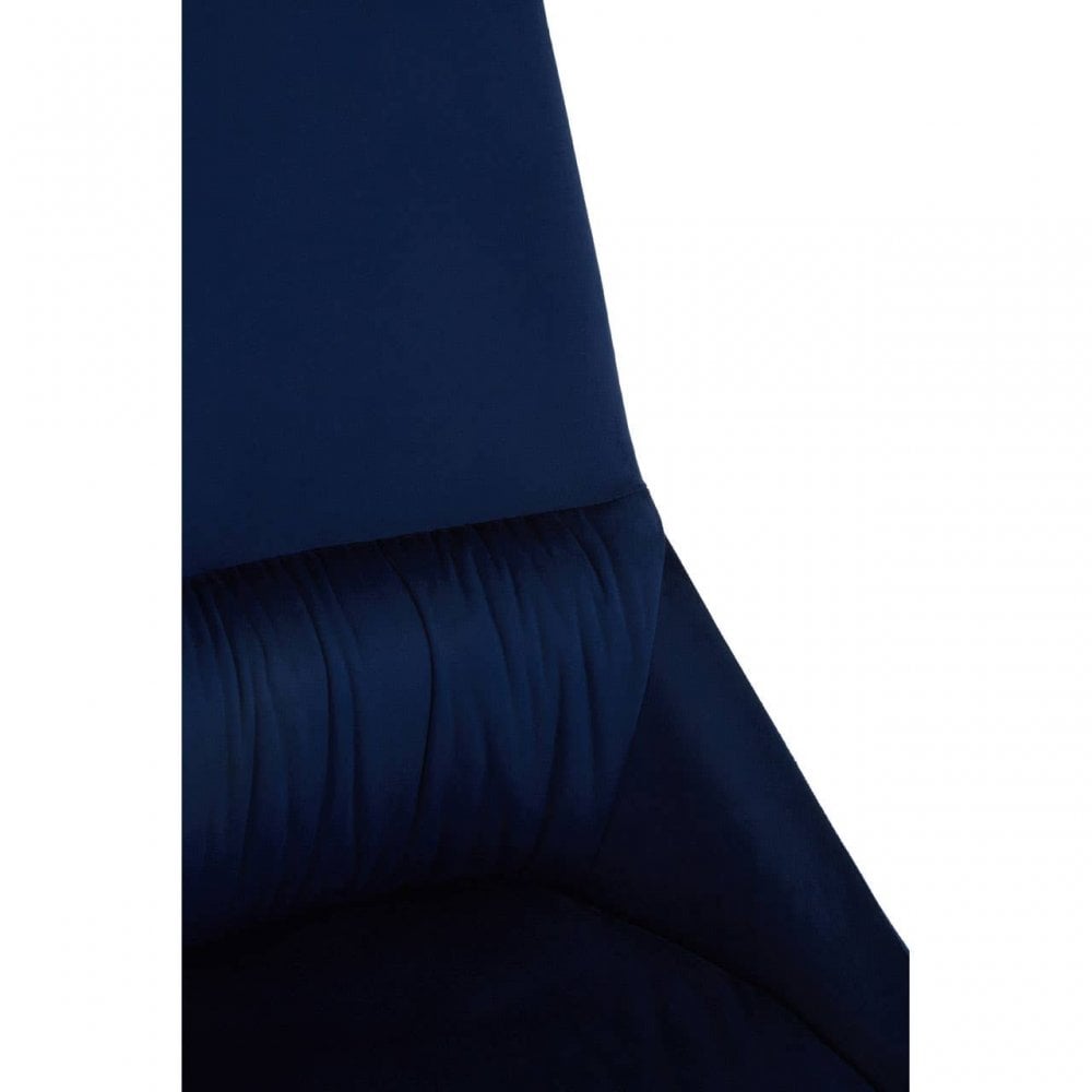 Vieste Midnight Velvet Dinner Chair