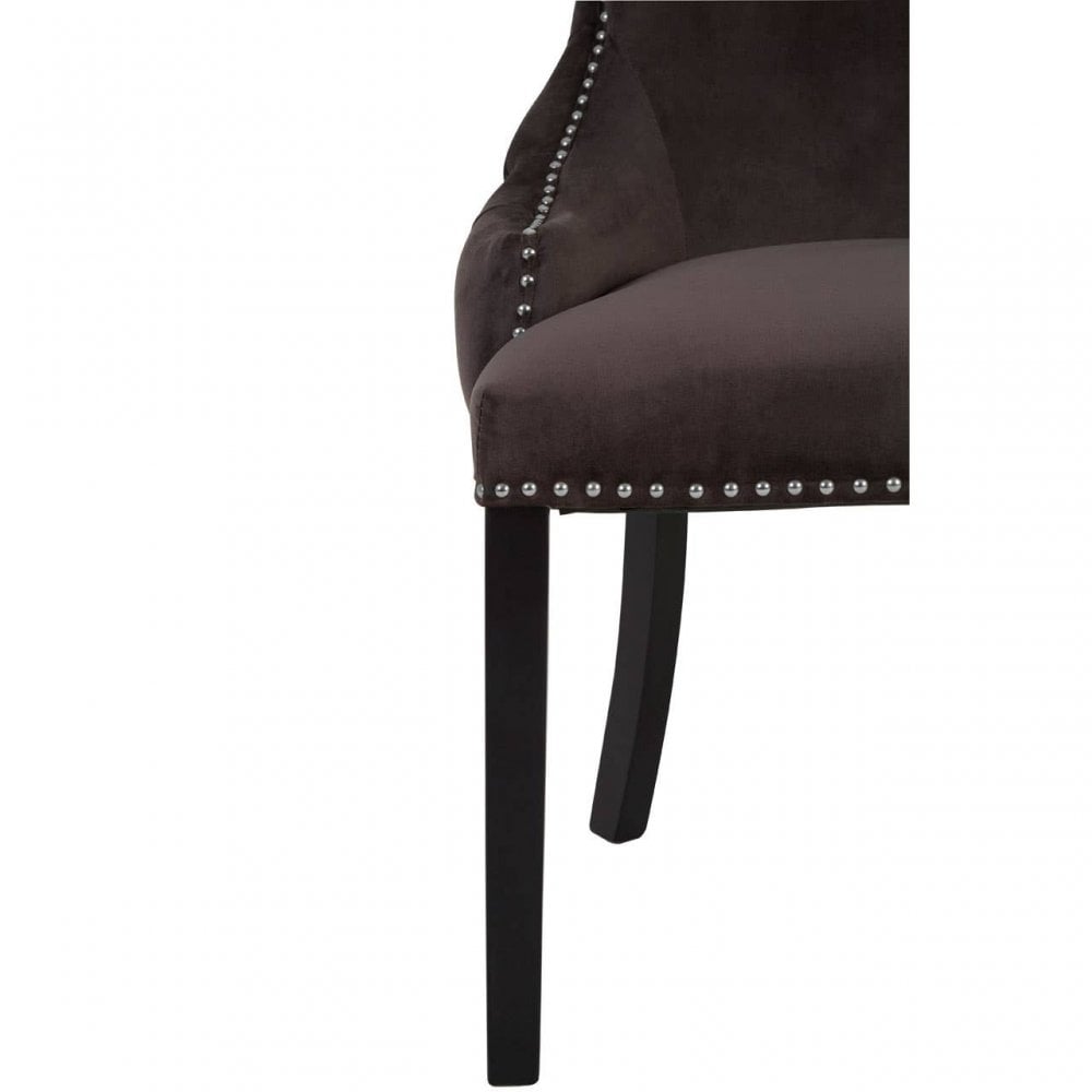 Kensington Townhouse Mink Velvet Dining Chair