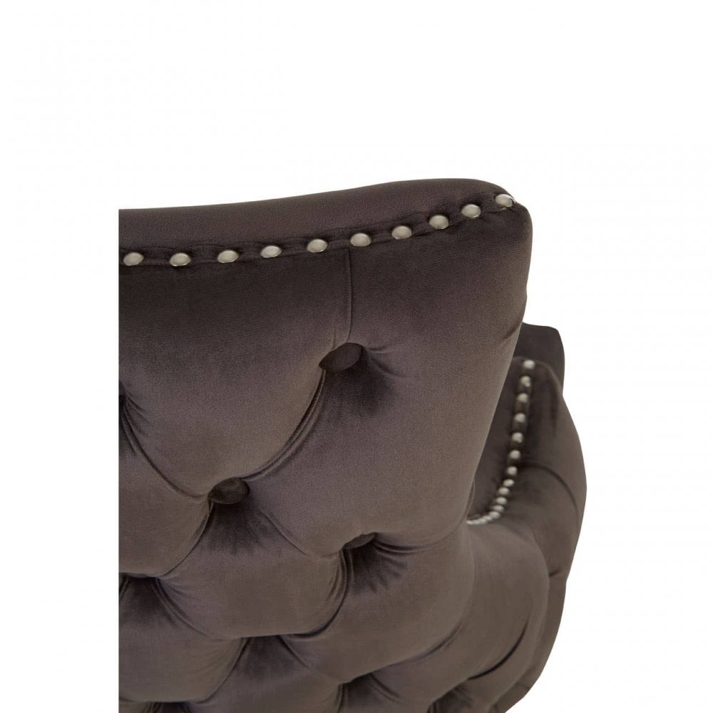 Kensington Townhouse Mink Velvet Dining Chair