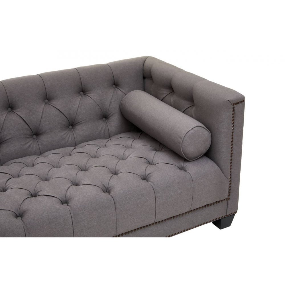 Surina Two Seat Grey Fabric Sofa